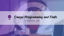 Omega Programming and Fonts